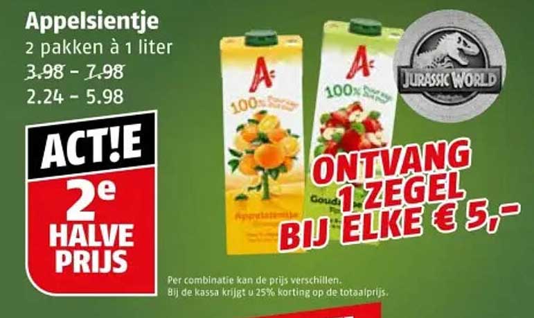Appelsientje 2 pakken à 1 liter