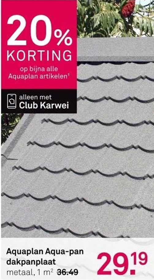 Aquaplan Aqua-pan dakpanplaat
