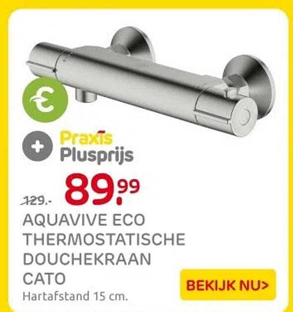 AQUAVIVE ECO THERMOSTATISCHE DOUCHEKRAAN CATO