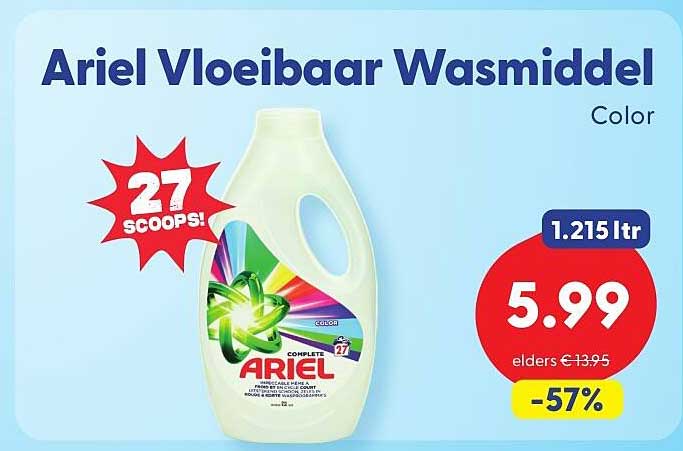 Ariel Vloeibaar Wasmiddel Color