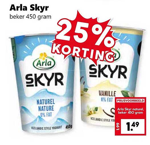 Arla Skyr beker 450 gram
