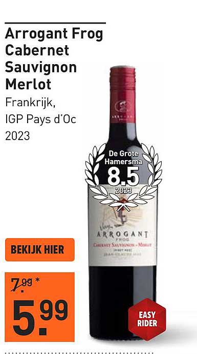 Arrogant Frog Cabernet Sauvignon Merlot