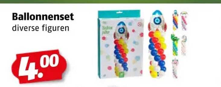 Ballonnenset diverse figuren