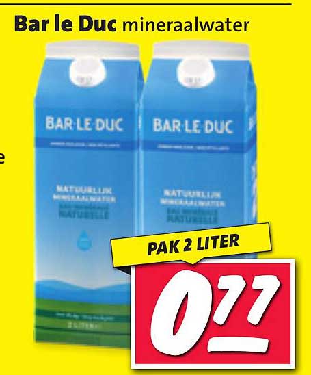 Bar le Duc mineraalwater