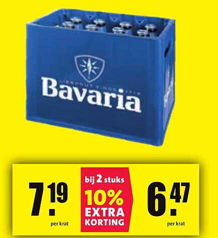 Bavaria - 2 kratten voor 6,47 per krat