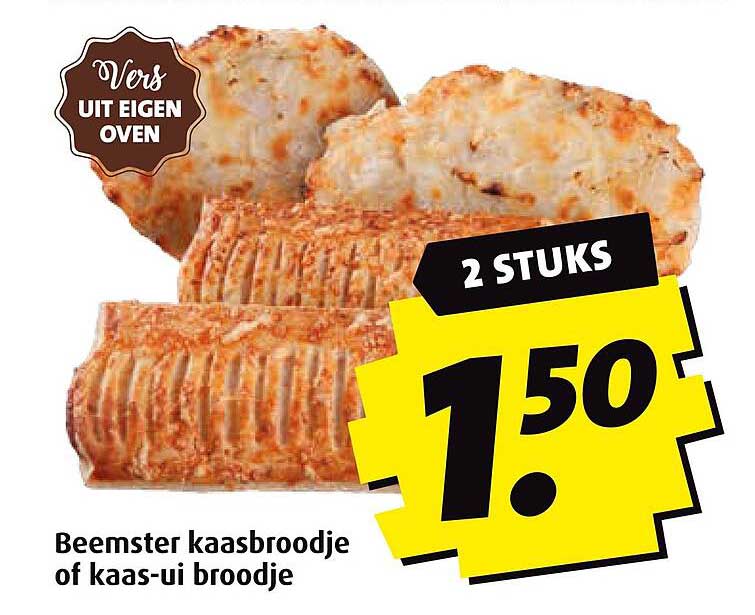 Beemster kaasbroodje of kaas-ui broodje
