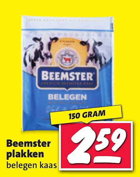 Beemster plakken belegen kaas
