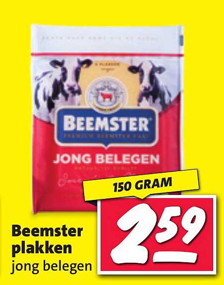 Beemster plakken jong belegen