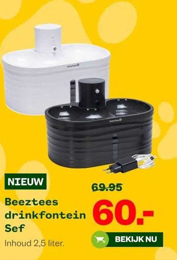 Beeztees drinkfontein Sef