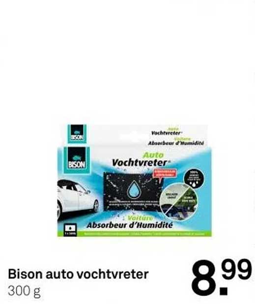 Bison auto vochtvreter