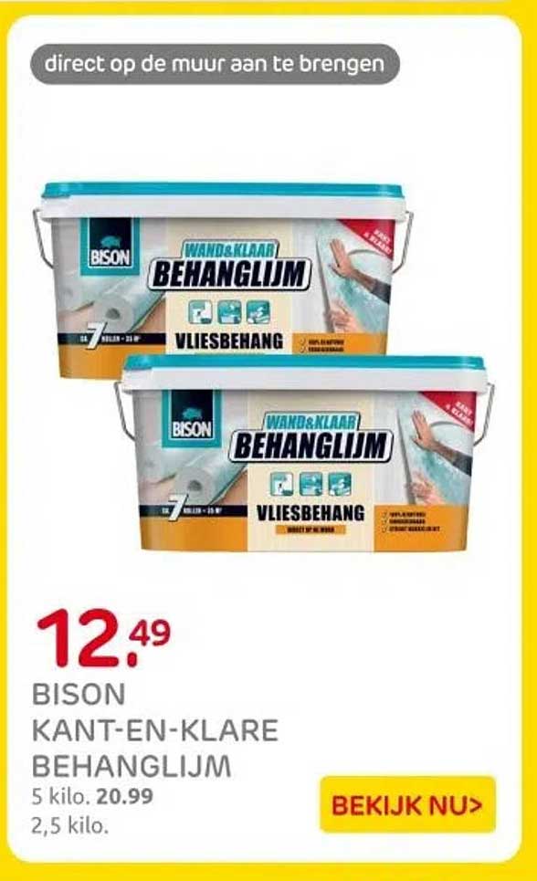 BISON KANT-EN-KLARE BEHANGLIM