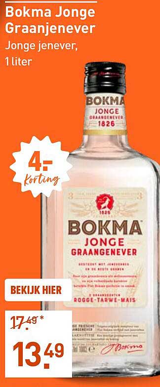 Bokma Jonge Graanjenever