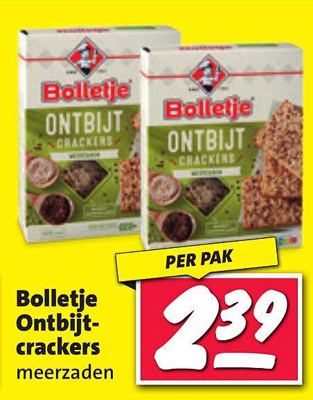 Bolletje Ontbijt-crackers meerzaden