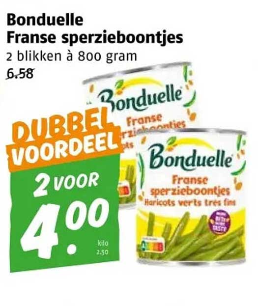 Bonduelle Franse sperzieboontjes