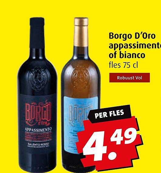 Borgo D’Oro appassimento of bianco fles 75 cl