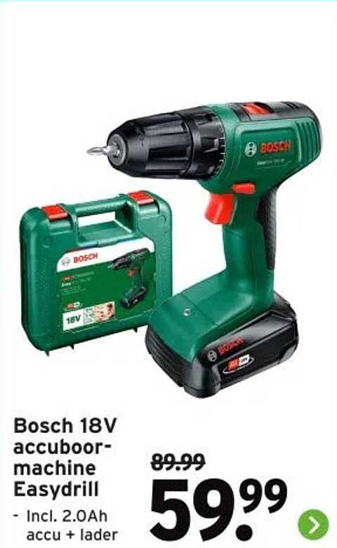 Bosch 18V accuboormachine Easydrill