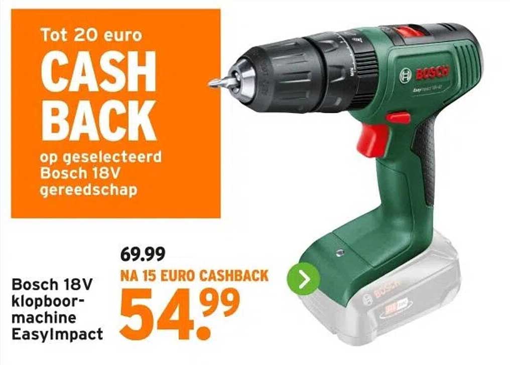 Bosch 18V klopboormachine EasyImpact