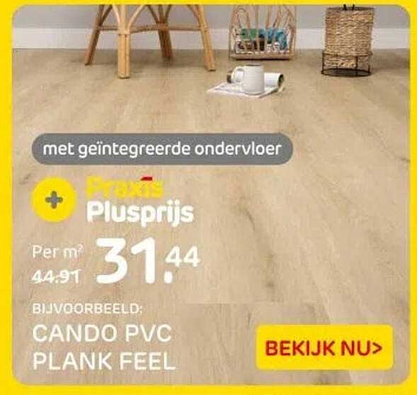 CANDO PVC PLANK FEEL met geïntegreerde ondervloer
