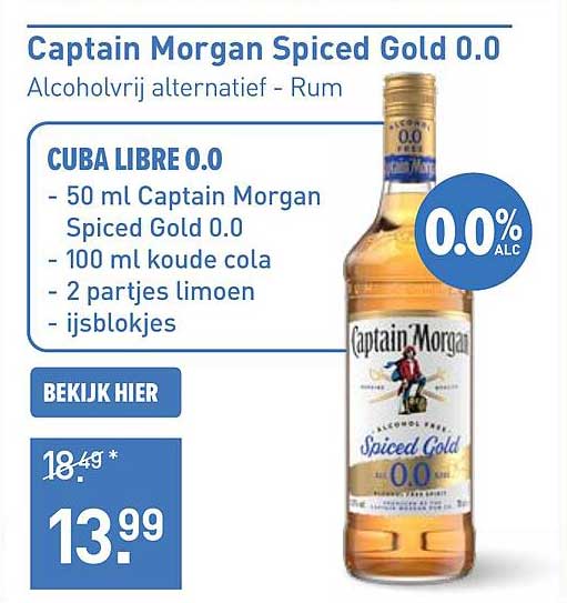 Captain Morgan Spiced Gold 0.0