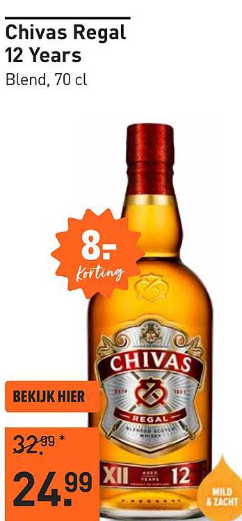 Chivas Regal 12 Years Blend, 70 cl