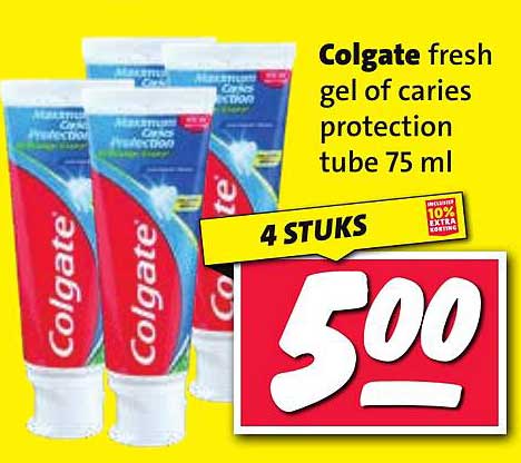 Colgate fresh gel of caries protection tube 75 ml