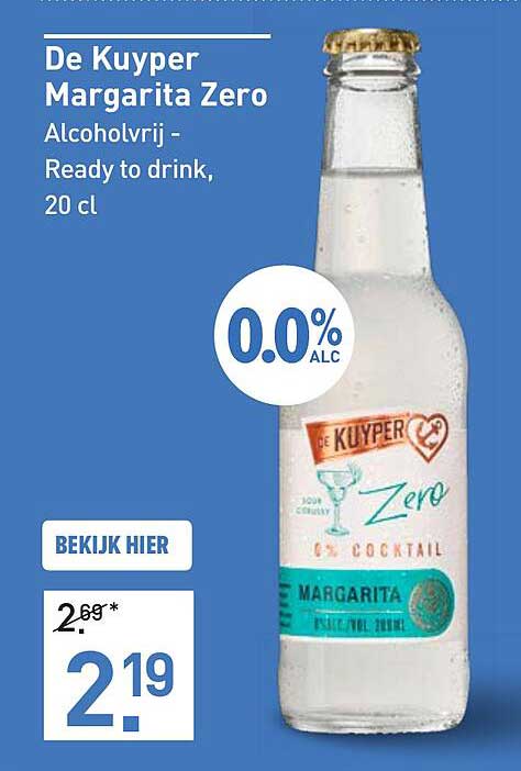 De Kuyper Margarita Zero