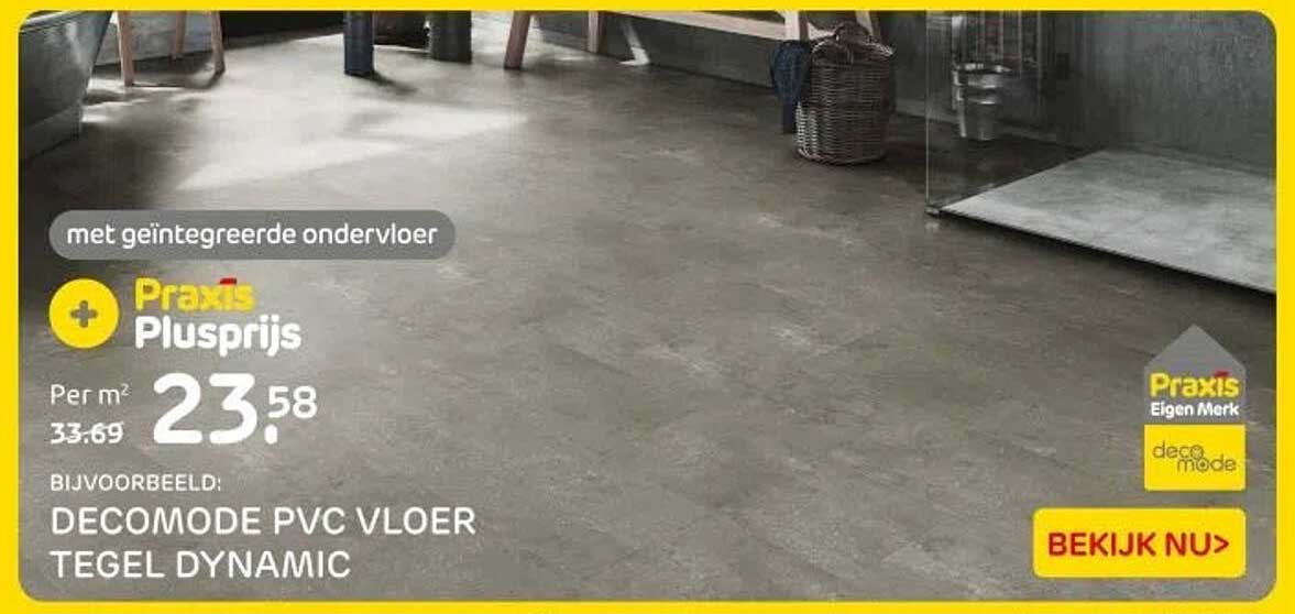 DECOMODE PVC VLOER TEGEL DYNAMIC
