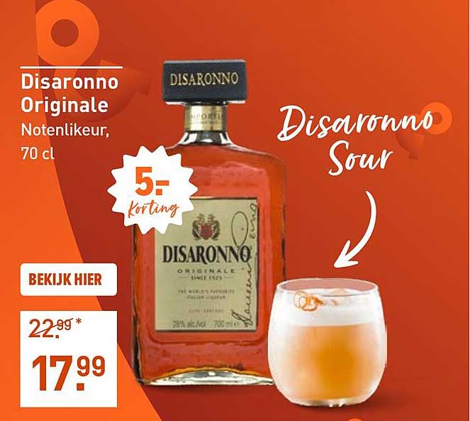 Disaronno Originale Notenlikeur, 70 cl