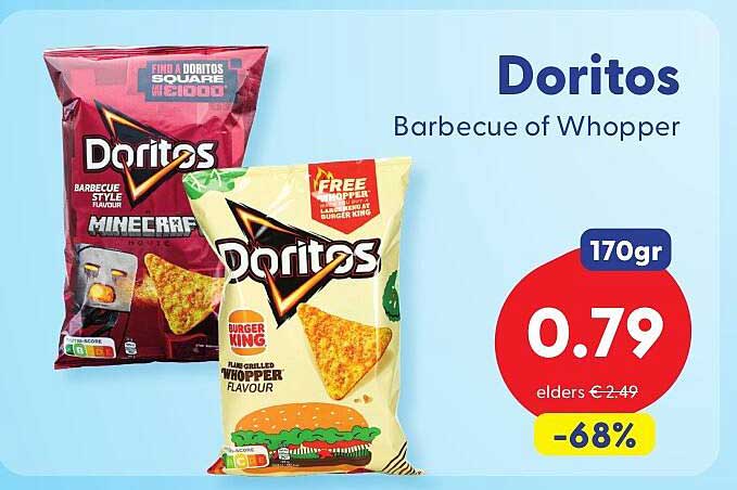 Doritos Barbecue of Whopper