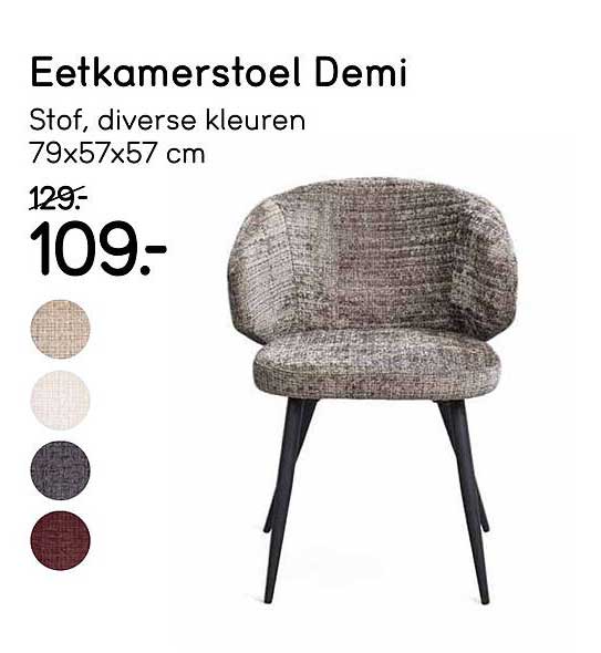 Eetkamerstoel Demi