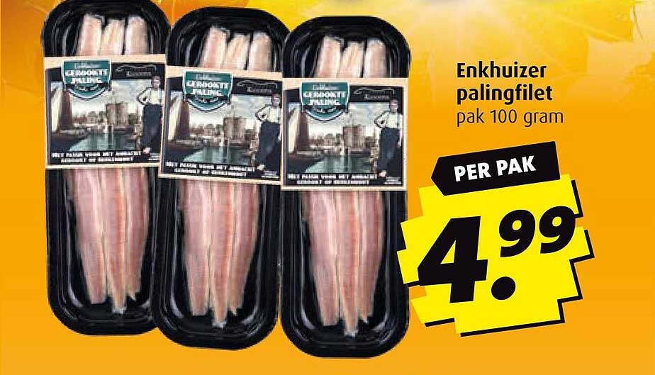Enkhuizer palingfilet pak 100 gram