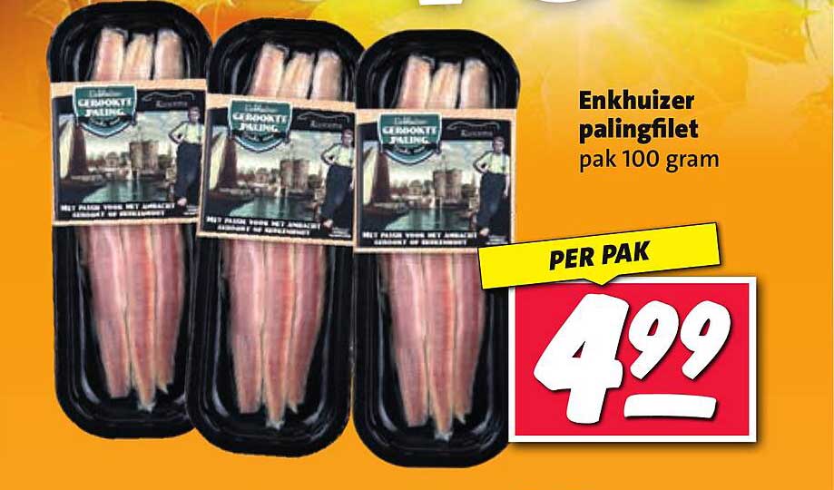 Enkhuizer palingfilet pak 100 gram