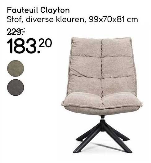 Fauteuil Clayton