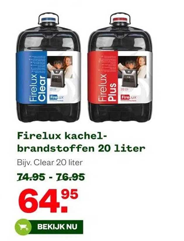 Firelux kachel-brandstoffen 20 liter