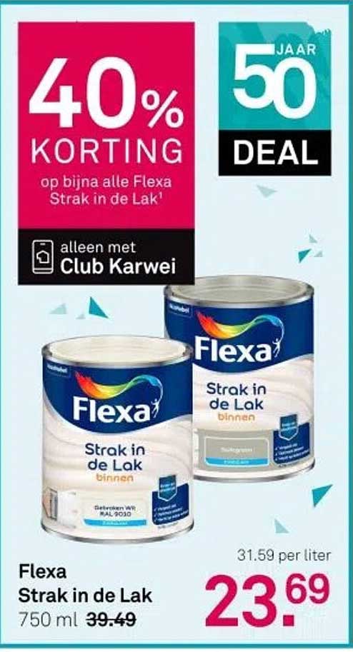 Flexa Strak in de Lak 750 ml