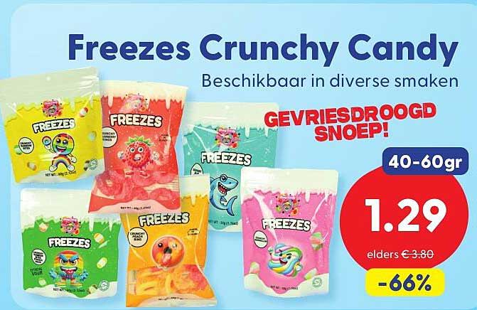 Freezes Crunchy Candy