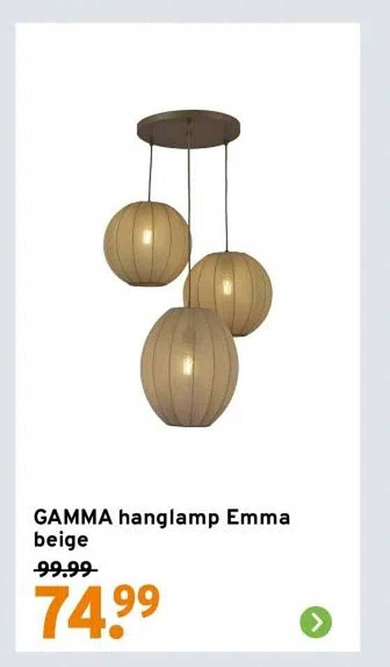 GAMMA hanglamp Emma beige