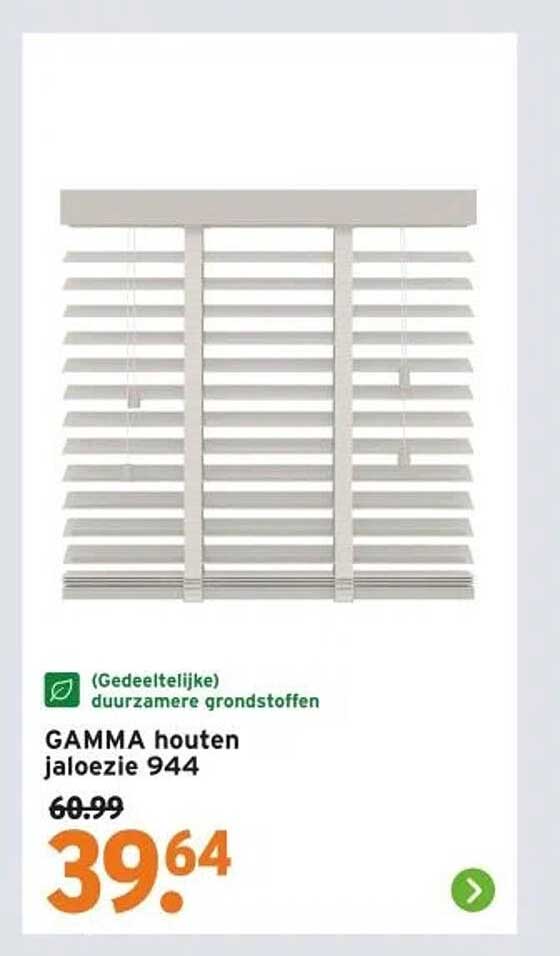 GAMMA houten jaloezie 944