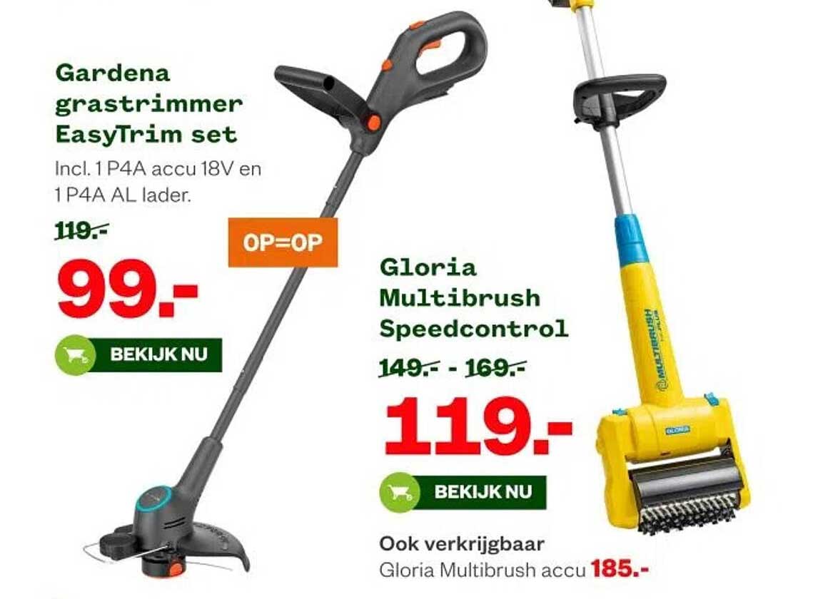 Gardena grastrimmer EasyTrim set