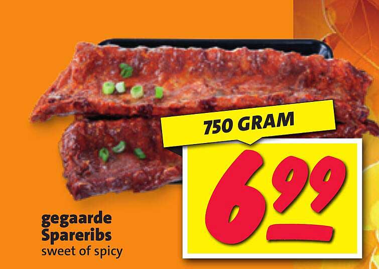 gegaarde Spareribs