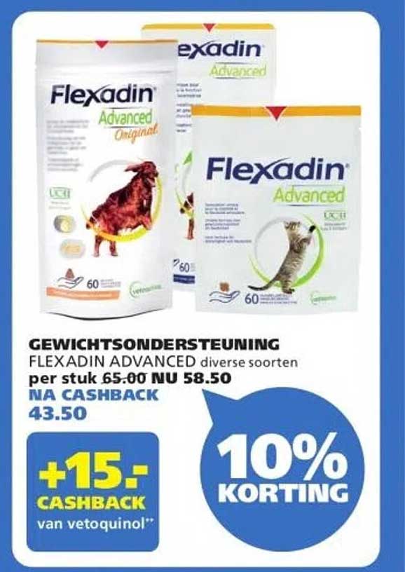 Gewichtsondersteuning Flexadin Advanced diverse soorten