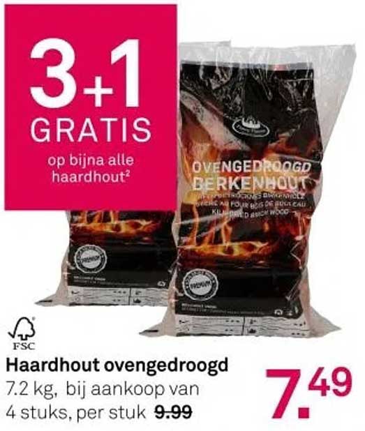 Haardhout ovengedroogd