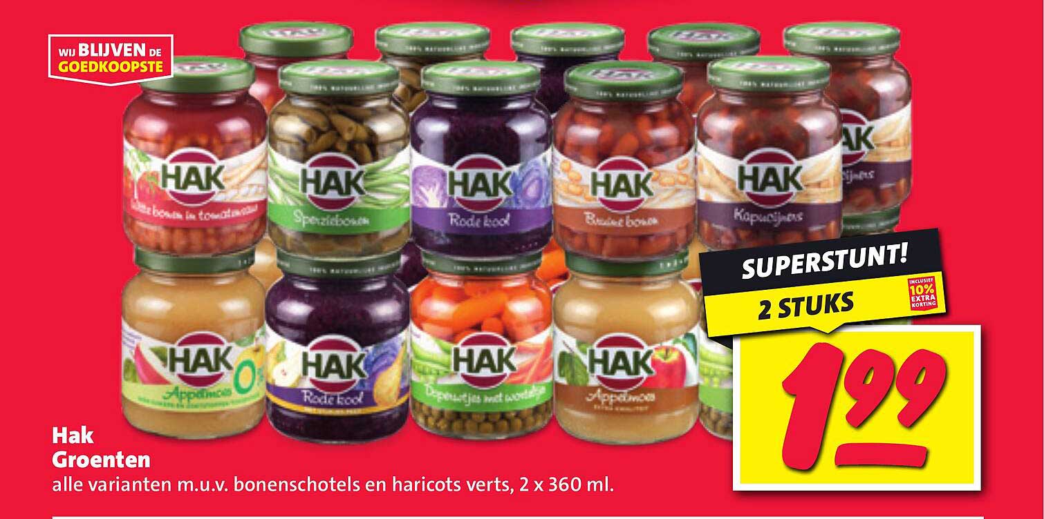 Hak Groenten