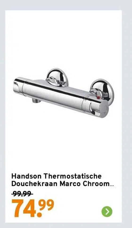 Handson Thermostatische Douchekraan Marco Chroom