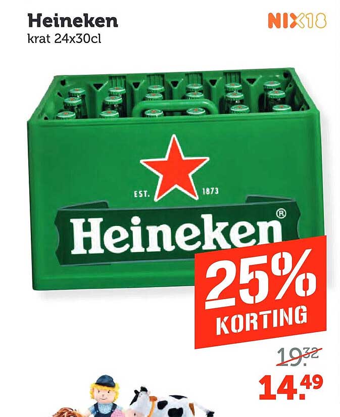 Heineken krat 24x30cl