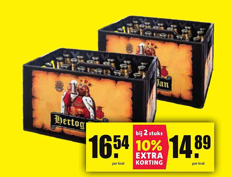 Hertog Jan Krat - 10% extra korting bij 2 stuks