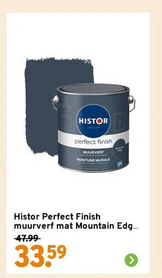 Histor Perfect Finish muurverf mat Mountain Edge
