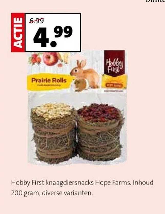 Hobby First knaagdier snacks Hope Farms