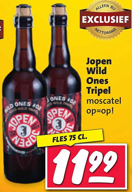 Jopen Wild Ones Tripel moscatel op=op!