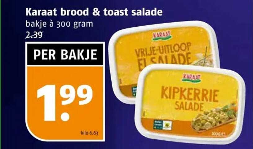 Karaat brood & toast salade